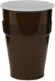 Automatový kelímek hnědo-bílý 0,15 l, průměr 70 mm