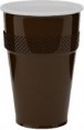 Automatový kelímek hnědo-bílý 0,18 l, průměr 70 mm